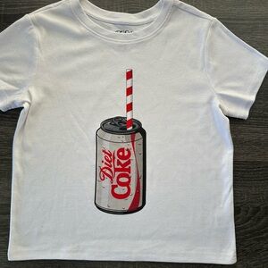 Freeze White Tee with Diet Coke Graphic